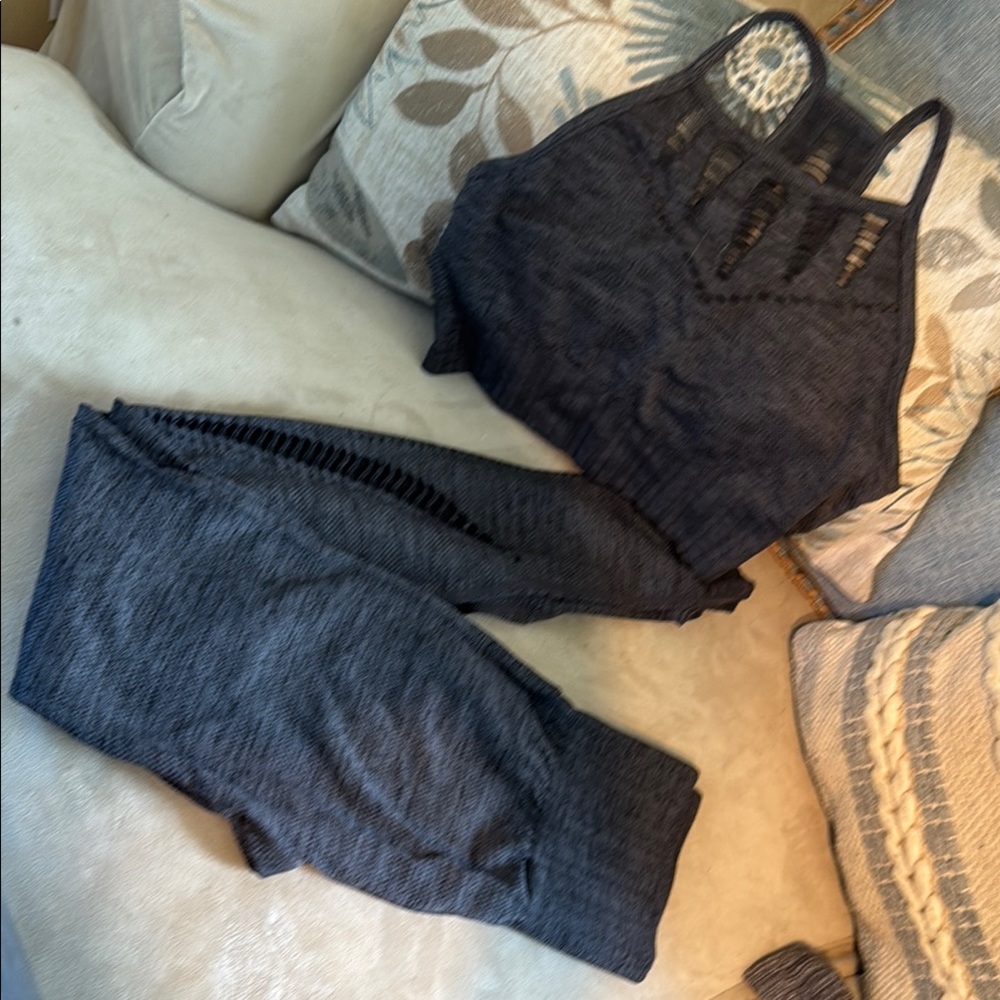 Lole Black Leggings and Top Set